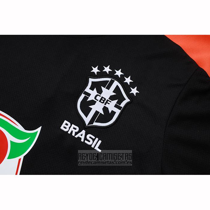 Chandal del Brasil Manga Corta 2025-2026 Negro - Pantalon Corto